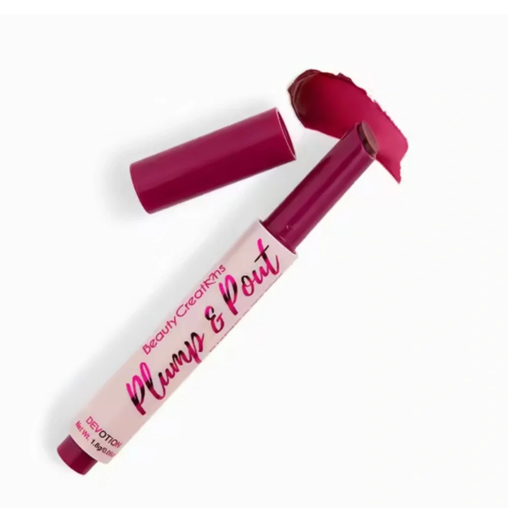 Beauty Creations Plump & Pout Gloss Stick Pink Lip Plumper in DEVOTION